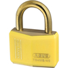 Abus 40mm Yellow T84 Inox Series Brass Padlock Keyed Alike To Suite 8402