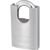 Abus 50mm 83 Series Chrome Plated Brass Padlock with Closed Shackle KeyedAlike to Suite KA2745