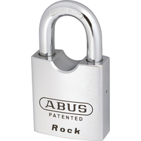 Abus 55mm 83CS Rock Chrome Plated Brass Padlock Keyed Alike to Suite KA2745