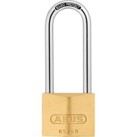 Abus 65 Series Compact Brass Padlock Keyed Alike 40mm Extra Long 6404
