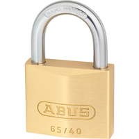 Abus 65 Series Compact Brass Padlock Keyed Alike 40mm Standard 6406