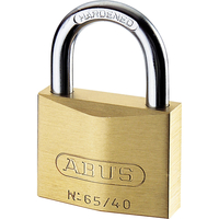 Abus 65 Series Compact Brass Padlock Master Keyed 50mm Standard MK65501