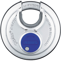 Abus 70mm 24 Series Diskus All Stainless Steel Padlock Keyed Alike To Suite EE0113