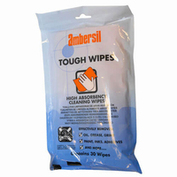 Ambersil Amberclens Multi-Purpose CleaningTough Wipes Pack of 30