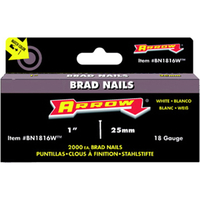 Arrow White Head Brad/Nails (2000) 25mm