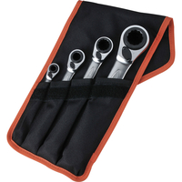 Bahco 4 Piece Reversible Ratchet Spanner Set 8 - 27mm