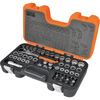 Bahco 53 Piece Combination Drive Pass Through Socket and Bit Set Metric Combination