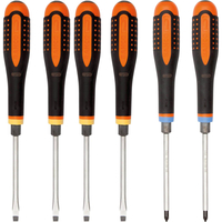 Bahco 6 Piece Ergo Through Blade Screwdriver Set