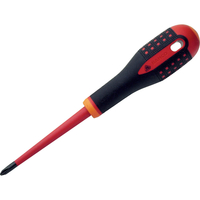Bahco ERGO Slim VDE Insulated Phillips Screwdriver PH2 100mm