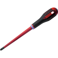 Bahco ERGO Slim VDE Insulated Pozi Screwdriver PZ2 80mm