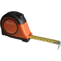 Bahco Magnetic Tip Pocket Tape Measure Imperial & Metric 26ft / 8m 25mm