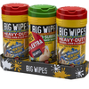 Big Wipes 3 Pack Scrub and Clean Antibacterial Heavy Duty Hand Wipes 25% Extra Free