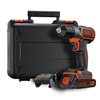 Black & Decker ASD184K 18v Cordless AutoSense Drill Driver with 1 Li-ion Battery 1.5ah in Kitbox