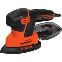 Black & Decker KA2500K Compact Mouse Delta Sander 120w 240v in Kitbox with 9 Accessories