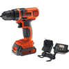 Black and Decker BDCDD18 18v Cordless Drill Driver 1 x 1.5ah Li-ion Charger No Case