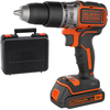 Black and Decker BL188 18v Cordless Brushless Combi Drill 1 x 1.5ah Li-ion Charger Case
