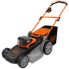 Black and Decker CLM5448PCB 54v Cordless Dualvolt Rotary Lawnmower 480mm 2 x 2.5ah Li-ion Charger