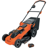 Black and Decker CLMA4820L 36v Cordless Autosense Rotary Lawnmower 480mm 1 x 2ah Li-ion Charger