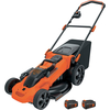 Black and Decker CLMA4820L 36v Cordless Autosense Rotary Lawnmower 480mm 2 x 2ah Li-ion Charger
