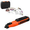 Black and Decker CRT8IK 7.2v Cordless Rotary Tool with 52 Accessories