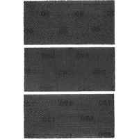 Black and Decker Piranha Hi Tech Quick Fit Mesh 1/3 Sanding Sheets 93mm x 190mm Assorted Pack of 3