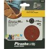 Black and Decker Piranha Quick Fit ROS Sanding Discs 115mm 115mm 80g Pack of 5