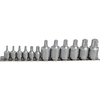 BlueSpot 12 Piece Combination Drive Torx Socket Bit Set Combination