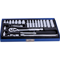 BlueSpot 24 Piece 1/4" Drive Hexagon Socket Set 1/4"