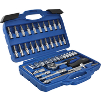 BlueSpot 46 Piece 1/4" Drive Socket and Bit Set Metric 1/4"