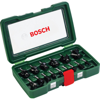 Bosch 15 Piece 8mm Shank Router Bit Set