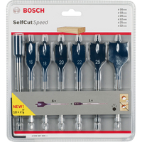 Bosch 7 Piece Self Cut Speed Drill Bit Set 16 - 32mm