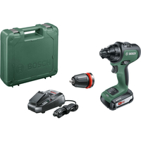 Bosch ADVANCEDDRILL 18v Cordless Drill Driver + 1 Attachments 1 x 2.5ah Li-ion Charger Case