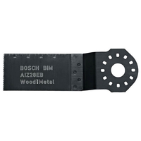 Bosch Bi-Metal Plungecut Saw Blade Cuts Wood & Metal 28mm Wide x 50mm Long Pack of 5 for Bosch PMF & GOP Multi Tools