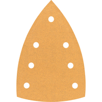 Bosch C470 Hook and Loop Large Delta Sanding Sheets for Paint and Wood 100mm x 150mm 120g Pack of 10