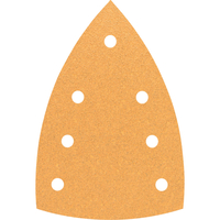 Bosch C470 Hook and Loop Large Delta Sanding Sheets for Paint and Wood 100mm x 150mm 60g Pack of 10