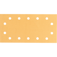 Bosch C470 Punched Hook and Loop 1/2 Sanding Sheets 115mm x 230mm 80g Pack of 50
