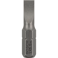 Bosch Extra Hard Slotted Screwdriver Bit 5.5mm 25mm Pack of 3