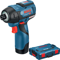 Bosch GDR 12 V-EC 12v Cordless Brushless Impact Driver 2 x 2.5ah Li-ion Charger Case