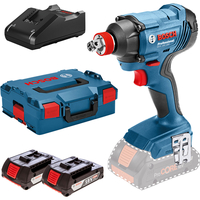 Bosch GDX 18 V-180 18V 1/2" Sq Drive Impact Wrench 2 x 2ah Li-ion Charger Case