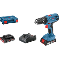 Bosch GSB 18 V-21 18 V Cordless Combi Drill 2 x 2ah Li-ion Charger Case