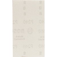 Bosch M480 Net Hook and Loop Sanding Sheets 70mm x 125mm 240g Pack of 10