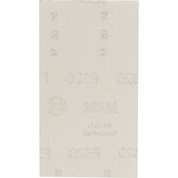 Bosch M480 Net Hook and Loop Sanding Sheets 70mm x 125mm 320g Pack of 10