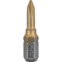 Bosch Maxgrip Phillips Screwdriver Bit PH1 25mm Pack of 3
