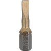 Bosch Maxgrip Slotted Screwdriver Bit 4.5mm 25mm Pack of 3