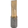 Bosch Maxgrip Slotted Screwdriver Bit 8mm 25mm Pack of 3