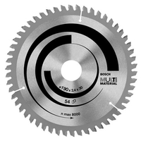 Bosch Multi Material Cutting Mitre and Table Saw Blade 184mm 48T 16mm