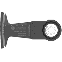 Bosch Multi Tool PAII APB 65mm Wood & Metal Curved-Tec Saw Blade Pack of 1