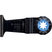 Bosch PAIZ 45 AT Metal Starlock Plus Oscillating Multi Tool Plunge Saw Blade 45mm Pack of 1