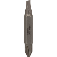 Bosch PH2 and Slotted Double Ended Screwdriver Bit