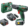Bosch PSB 1800 LI-2 18v Cordless Combi Drill 2 x 1.5ah Li-ion Charger Case
